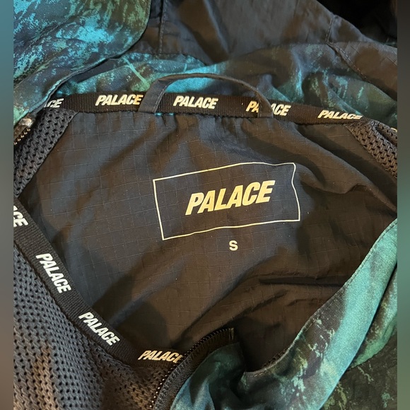 Palace Assymetric Real Tree Shell Top - Blue Camo, Size Small - Picture 7 of 10